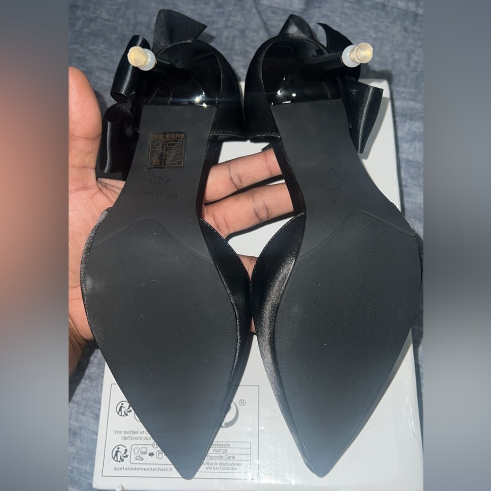 BRAND NEW BLACK PUMPS SZ  9.5 - Picture 4 of 8